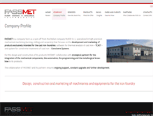 Tablet Screenshot of fassmet.com